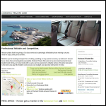 Screen shot of the Horizon Private Vehicle Hire website.