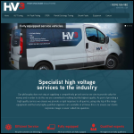 Screen shot of the HV3 Solutions Ltd website.