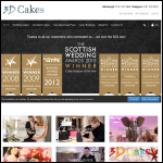 Screen shot of the 3D Cakes website.