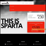 Screen shot of the Spartan Host website.
