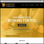 Screen shot of the Griffin Consulting and Investment website.