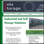 Screen shot of the Delta Storage website.