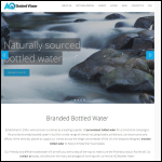 Screen shot of the AQ Bottled Water website.