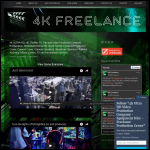 Screen shot of the 4K FREELANCE website.
