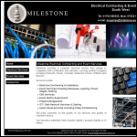 Screen shot of the Milestone SW Ltd website.