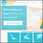 Screen shot of the Dulwich Cleaners website.
