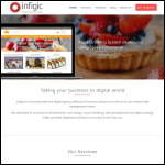 Screen shot of the Infigic Digital Solutions website.