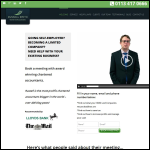 Screen shot of the Russell Smith Chartered Accountants website.