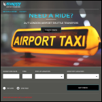 Screen shot of the Snappy Airport Transfers website.