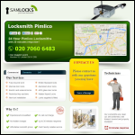 Screen shot of the Locksmith Pimlico website.