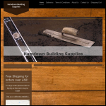 Screen shot of the Hamdown Building Supplies website.