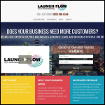 Screen shot of the Launch Flow website.