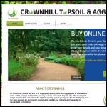 Screen shot of the Crownhill Topsoil website.
