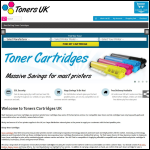 Screen shot of the Toner UK website.
