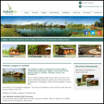 Screen shot of the Badwell Ash Holiday Lodges website.