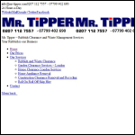 Screen shot of the Mr. Tipper - Rubbish Clearance and Waste Management Services website.