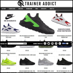 Screen shot of the Trainer Addict website.