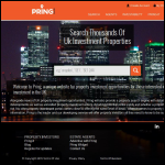 Screen shot of the Property Investment UK Search Portal | Property Search Engines website.
