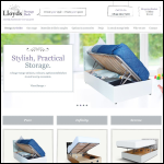 Screen shot of the Lloyds Storage Beds website.