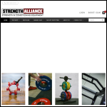 Screen shot of the Strength Alliance UK Ltd website.