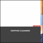 Screen shot of the Griffins Cleaners website.