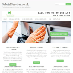 Screen shot of the GabrielServices website.