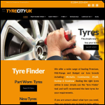 Screen shot of the TyreCity UK website.