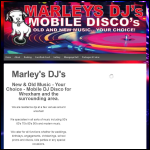 Screen shot of the Marley's DJ's website.