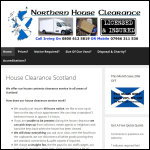 Screen shot of the Scotland House Clearance website.