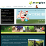 Screen shot of the Moogles Pet Care Ltd website.