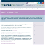 Screen shot of the Dermaskin Clinic website.