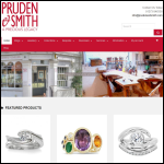 Screen shot of the Pruden and Smith website.