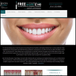 Screen shot of the Precision Dentistry website.