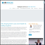 Screen shot of the HR Heroes - HR Services - Employment Law website.