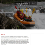 Screen shot of the Adventure Tours NI website.