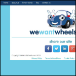 Screen shot of the VRG trading as We Want Wheels .com website.