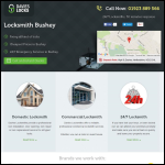 Screen shot of the Locksmith Bushey website.