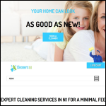 Screen shot of the Cleaners N1 Ltd website.