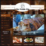 Screen shot of the The Pendle Pig website.