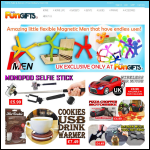 Screen shot of the Fun Gifts 4U Ltd website.
