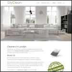 Screen shot of the Diy Clean Ltd website.