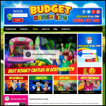 Screen shot of the Budget Castle Hire website.