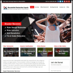 Screen shot of the Macclesfield Restoration Experts website.