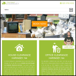 Screen shot of the Waste Disposal Haringey Ltd website.