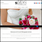 Screen shot of the D S Curtis Photography website.