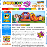 Screen shot of the Amberlight Leisure website.