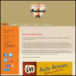 Screen shot of the Maidstone Mobile Mechanic website.