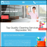 Screen shot of the Oven Cleaning Bayswater Ltd website.