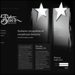 Screen shot of the Five Star Awards Ltd website.