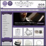 Screen shot of the Engraving Excellence website.